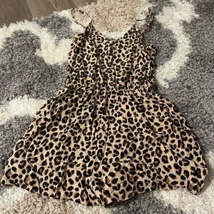 H&M Cheetah Print Sleeveless Romper | US Size 4